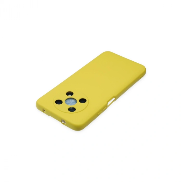 Huawei Nova Y90 Kılıf Nano İçi Kadife Silikon - Sarı