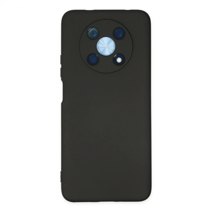 Huawei Nova Y90 Kılıf Nano İçi Kadife Silikon - Siyah