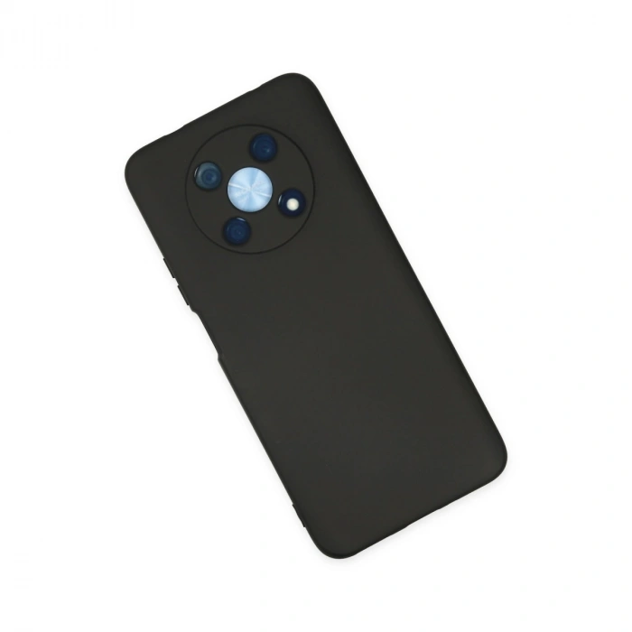 Huawei Nova Y90 Kılıf Nano İçi Kadife Silikon - Siyah