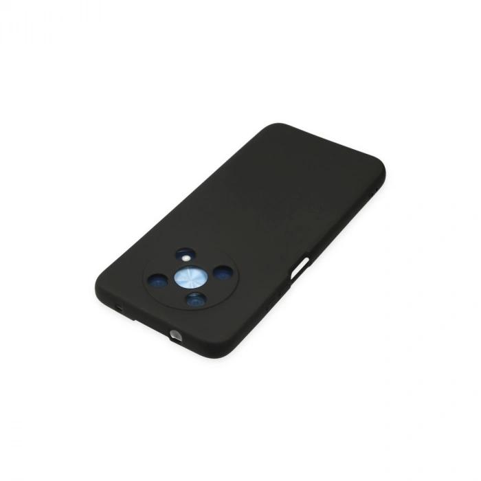 Huawei Nova Y90 Kılıf Nano İçi Kadife Silikon - Siyah