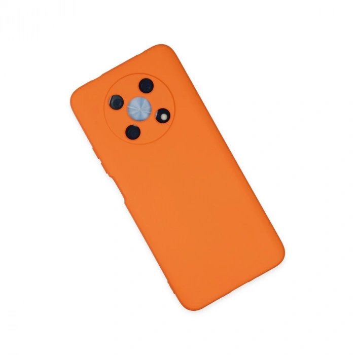 Huawei Nova Y90 Kılıf Nano İçi Kadife Silikon - Turuncu