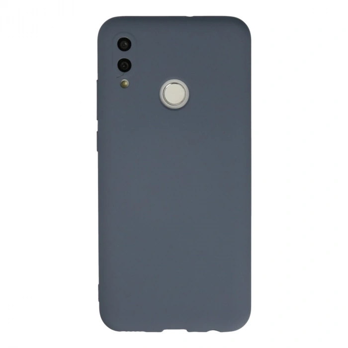 Huawei P Smart 2019 Kılıf Nano İçi Kadife Silikon - Gri