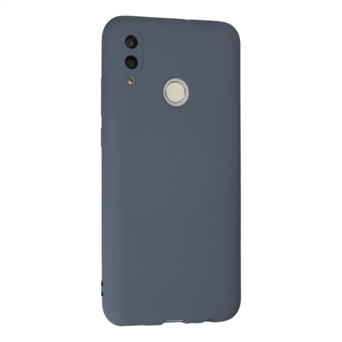 Huawei P Smart 2019 Kılıf Nano İçi Kadife Silikon - Gri