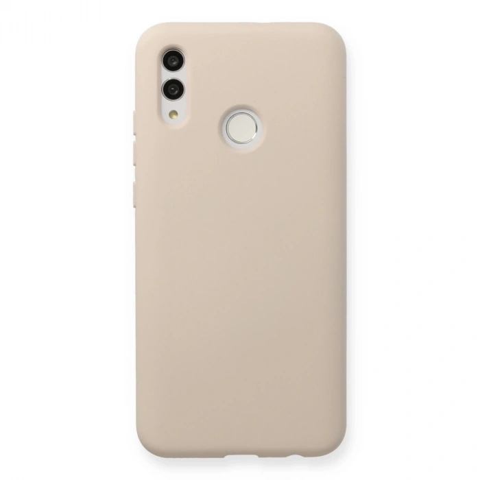 Huawei P Smart 2019 Kılıf Nano İçi Kadife Silikon - Pudra