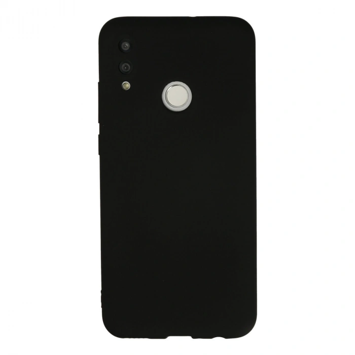 Huawei P Smart 2019 Kılıf Nano İçi Kadife Silikon - Siyah