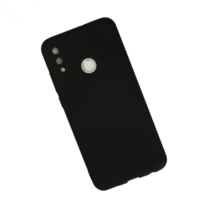 Huawei P Smart 2019 Kılıf Nano İçi Kadife Silikon - Siyah