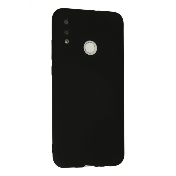 Huawei P Smart 2019 Kılıf Nano İçi Kadife Silikon - Siyah