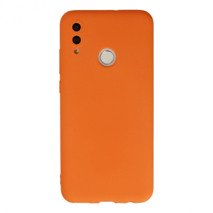 Huawei P Smart 2019 Kılıf Nano İçi Kadife Silikon - Turuncu