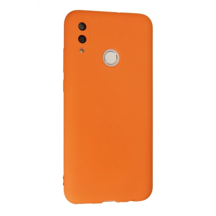 Huawei P Smart 2019 Kılıf Nano İçi Kadife Silikon - Turuncu