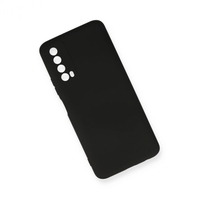 Huawei P Smart 2021 Kılıf Nano İçi Kadife Silikon - Siyah