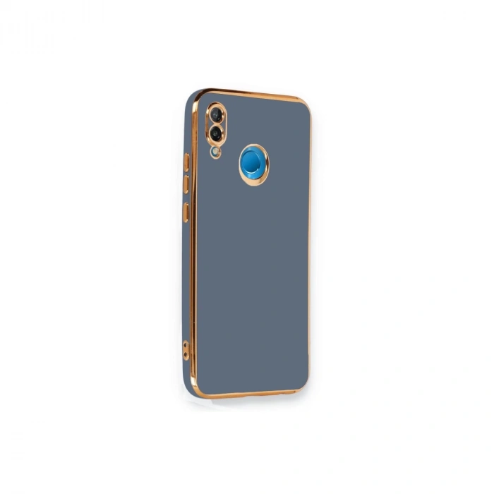 Huawei P20 Lite Kılıf Volet Silikon - Mavi