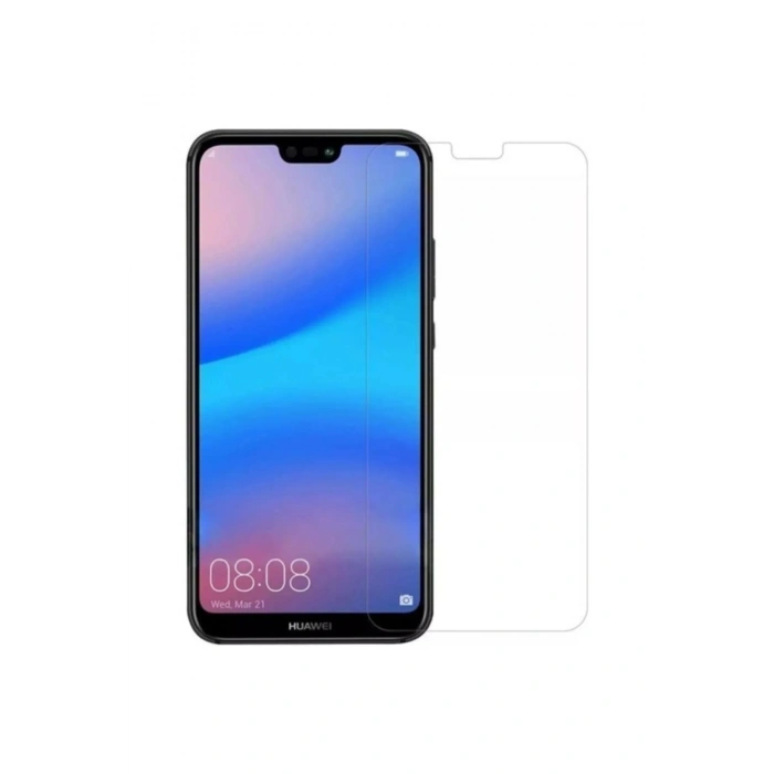 Huawei P20 Lite Uyumlu Premium Ekran Koruyucu 9H Sert Temperli Kırılmaz Cam Koruma Şeffaf (599)
