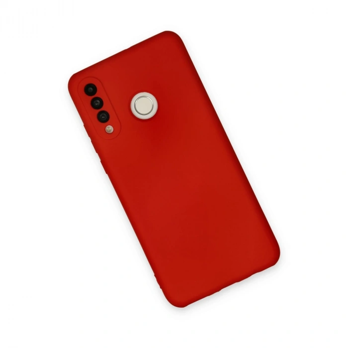 Huawei P30 Lite Kılıf Nano İçi Kadife Silikon - Kırmızı