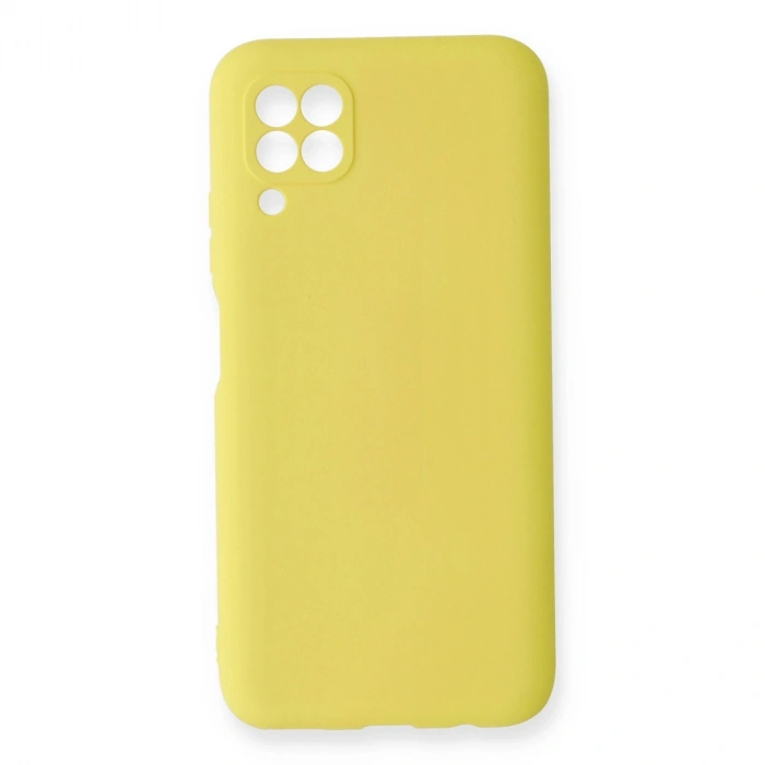 Huawei P40 Lite Kılıf Nano İçi Kadife Silikon - Sarı