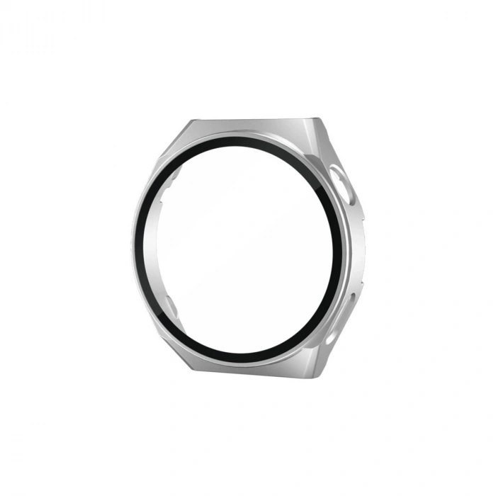 Huawei Watch Gt3 Pro 46mm Dota Camlı Kasa Ekran Koruyucu - Gümüş