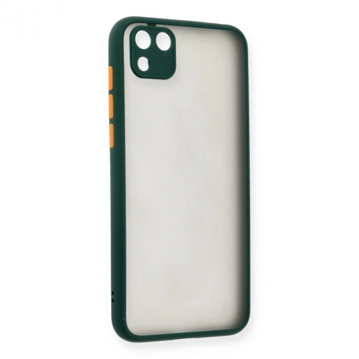 Huawei Y5p Kılıf Montreal Silikon Kapak - Yeşil
