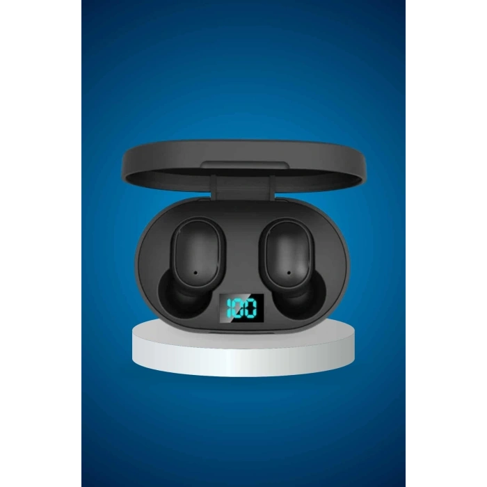 İkili Bluetooth Kulaklık Dijital Göstergeli Uzun Pil Ömrü Yüksek Ses Kaliteli