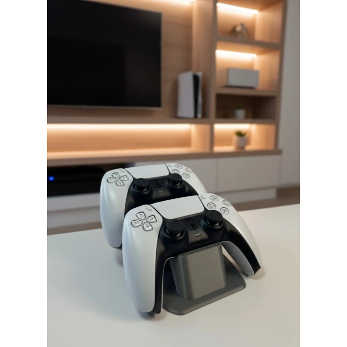 İkili Gamepad Tutucu Antrasit