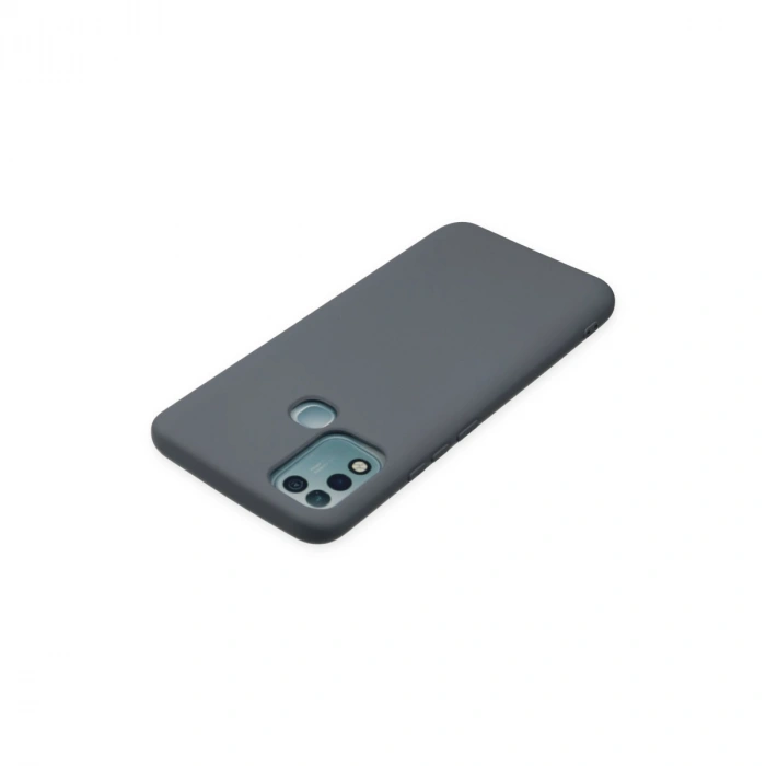 İnfinix Hot 10 Play Kılıf Nano İçi Kadife Silikon - Gri