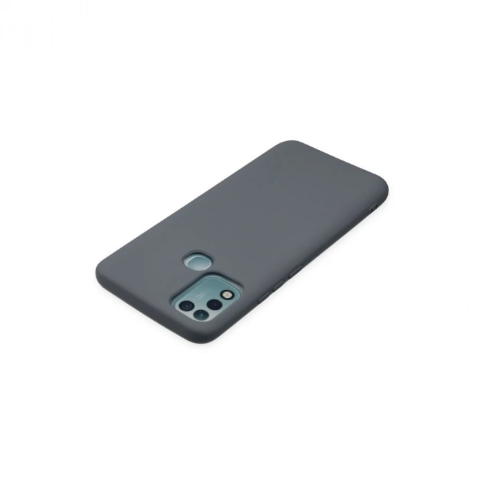İnfinix Hot 10 Play Kılıf Nano İçi Kadife Silikon - Gri