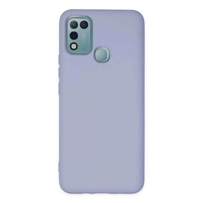 İnfinix Hot 10 Play Kılıf Nano İçi Kadife Silikon - Lila