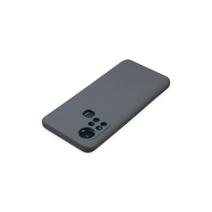 İnfinix Hot 11s Kılıf Nano İçi Kadife Silikon - Gri