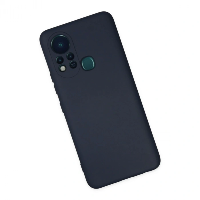 İnfinix Hot 11s Kılıf Nano İçi Kadife Silikon - Lacivert