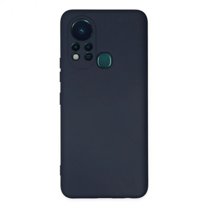 İnfinix Hot 11s Kılıf Nano İçi Kadife Silikon - Lacivert