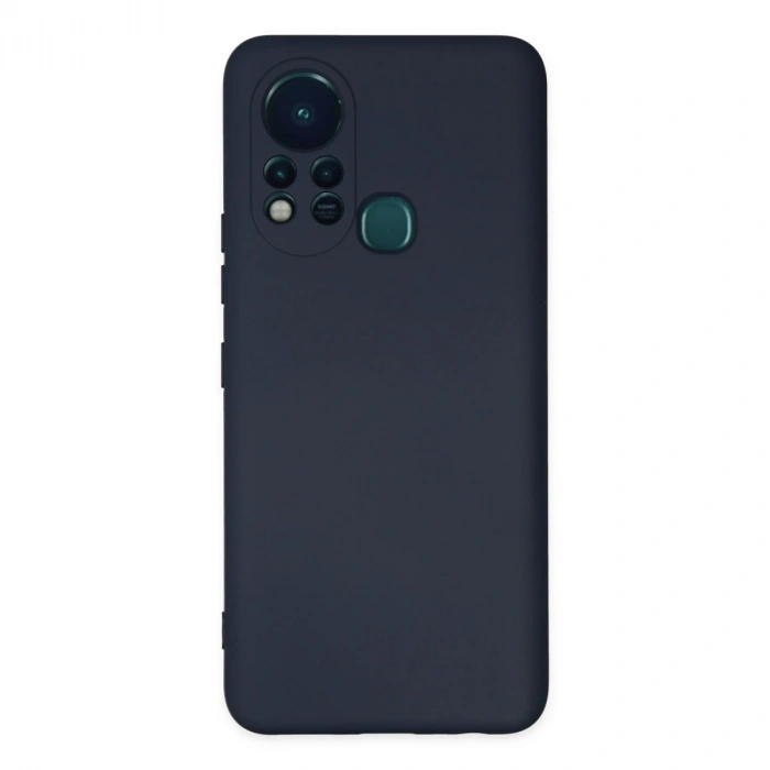 İnfinix Hot 11s Kılıf Nano İçi Kadife Silikon - Lacivert