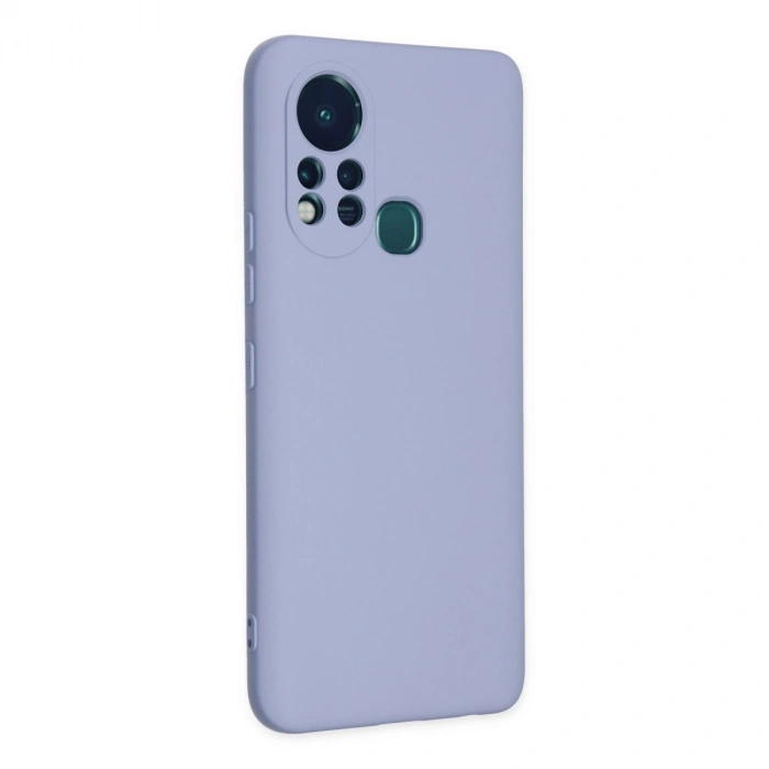 İnfinix Hot 11s Kılıf Nano İçi Kadife Silikon - Lila