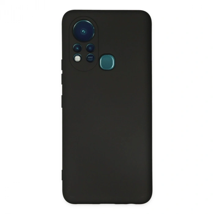 İnfinix Hot 11s Kılıf Nano İçi Kadife Silikon - Siyah