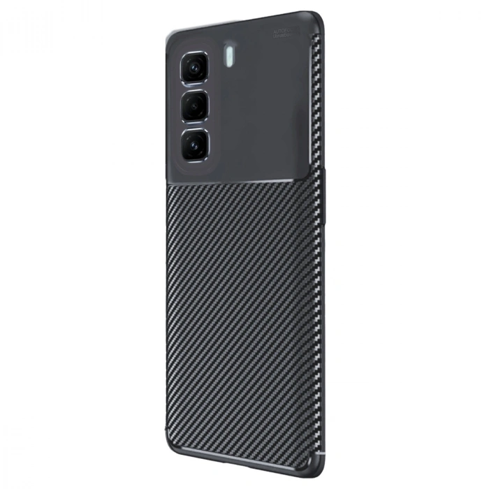İnfinix Hot 50 Pro Plus 4g Auto Focus Karbon Kapak - Siyah