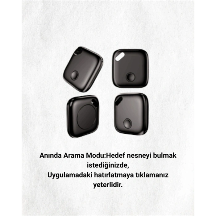 İos Uyumlu Smart Tag | Uzun Pil Ömrü | Bul Uygulaması İle Entegre Akıllı Takip Cihazı