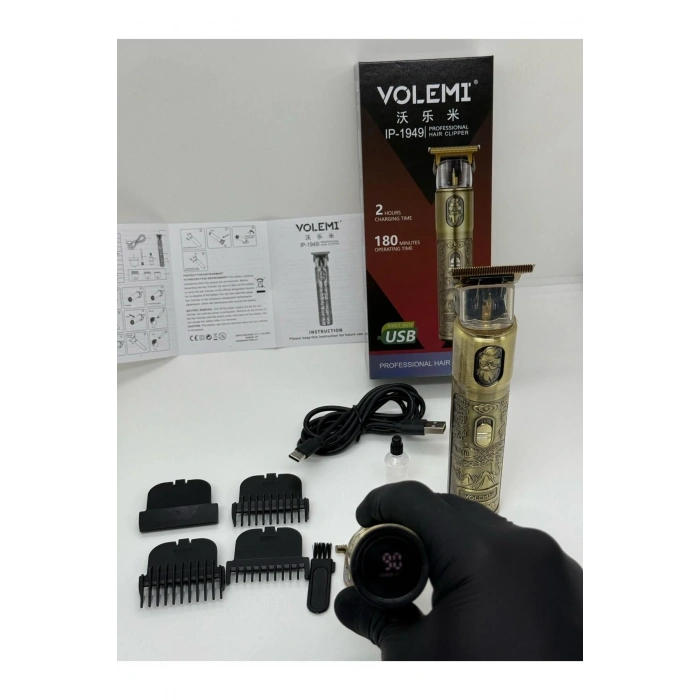 Ip-1949 Şarj Göstergeli Sakal Lazer Öncesi Vücut Ense Çizim Kişisel Bakım Aletleri Sıfıra Yakın Tıraş