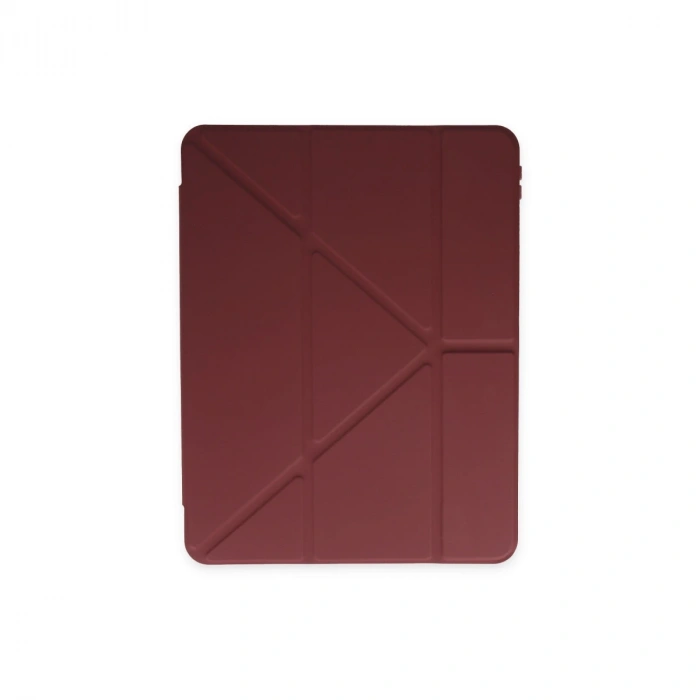 İpad 10.2 (8.nesil) Kılıf Kalemlikli Mars Tablet Kılıfı - Mürdüm