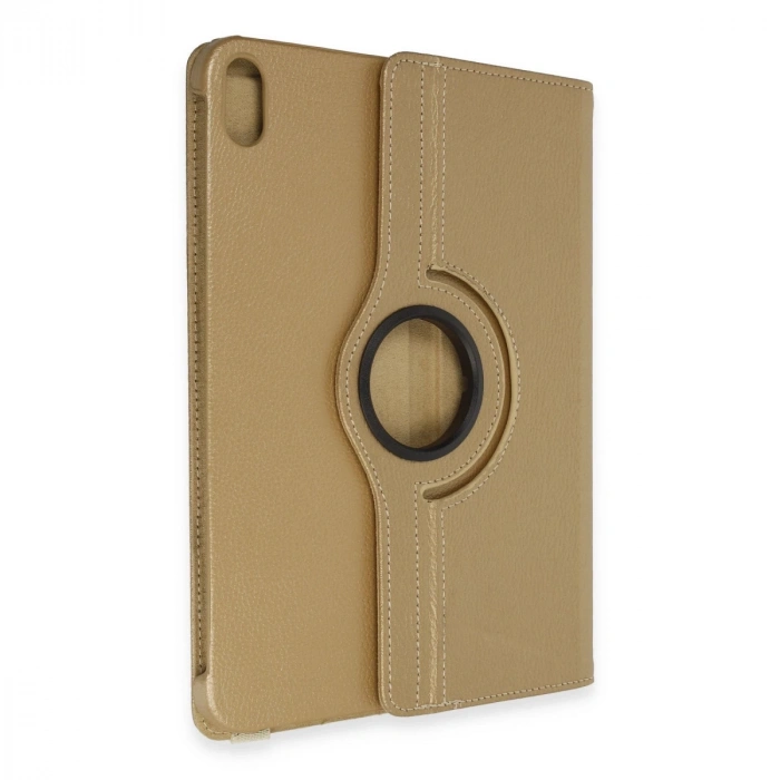 İpad 2022 10.9 (10.nesil) Kılıf 360 Tablet Deri Kılıf - Gold