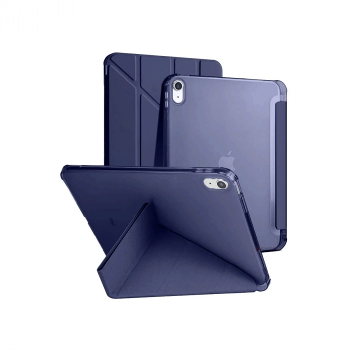 İpad 2022 10.9 (10.nesil) Kılıf Kalemlikli Mars Tablet Kılıfı - Lacivert