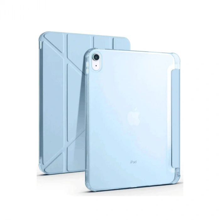 İpad 2022 10.9 (10.nesil) Kılıf Kalemlikli Mars Tablet Kılıfı - Mavi