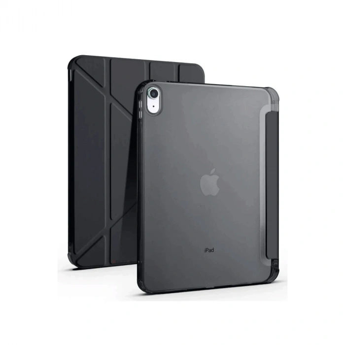 İpad 2022 10.9 (10.nesil) Kılıf Kalemlikli Mars Tablet Kılıfı - Siyah