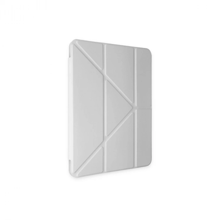 İpad 9.7 (2018) Kılıf Kalemlikli Mars Tablet Kılıfı - Gri