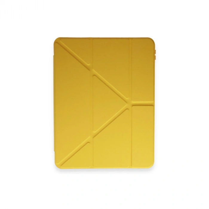 İpad Pro 11 (2018) Kılıf Kalemlikli Mars Tablet Kılıfı - Açık Sarı