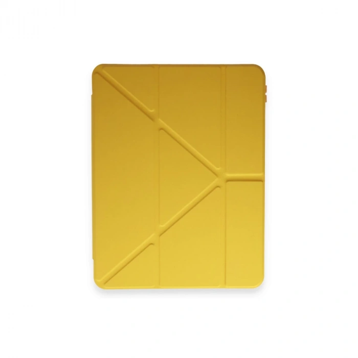 İpad Pro 11 (2018) Kılıf Kalemlikli Mars Tablet Kılıfı - Açık Sarı