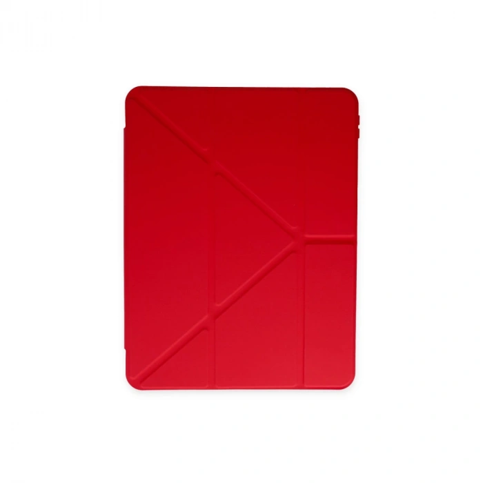 İpad Pro 11 (2018) Kılıf Kalemlikli Mars Tablet Kılıfı - Kırmızı