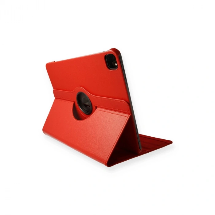 İpad Pro 11 (2020) Kılıf 360 Tablet Deri Kılıf - Kırmızı