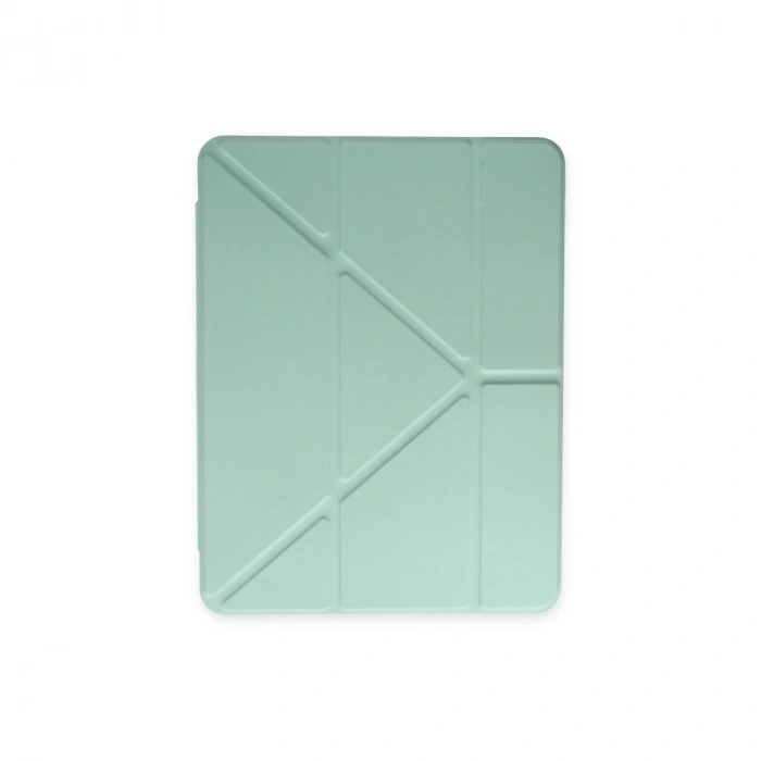İpad Pro 12.9 (2021) Kılıf Kalemlikli Mars Tablet Kılıfı - Açık Yeşil