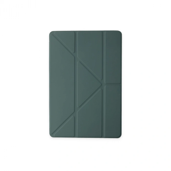 İpad Pro 12.9 (2021) Kılıf Kalemlikli Mars Tablet Kılıfı - Koyu Yeşil