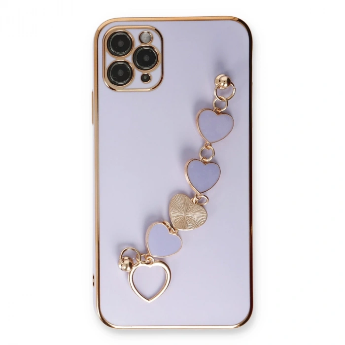 İphone 11 Pro Kılıf Esila Silikon - Lila