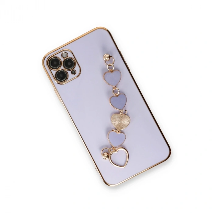 İphone 11 Pro Kılıf Esila Silikon - Lila