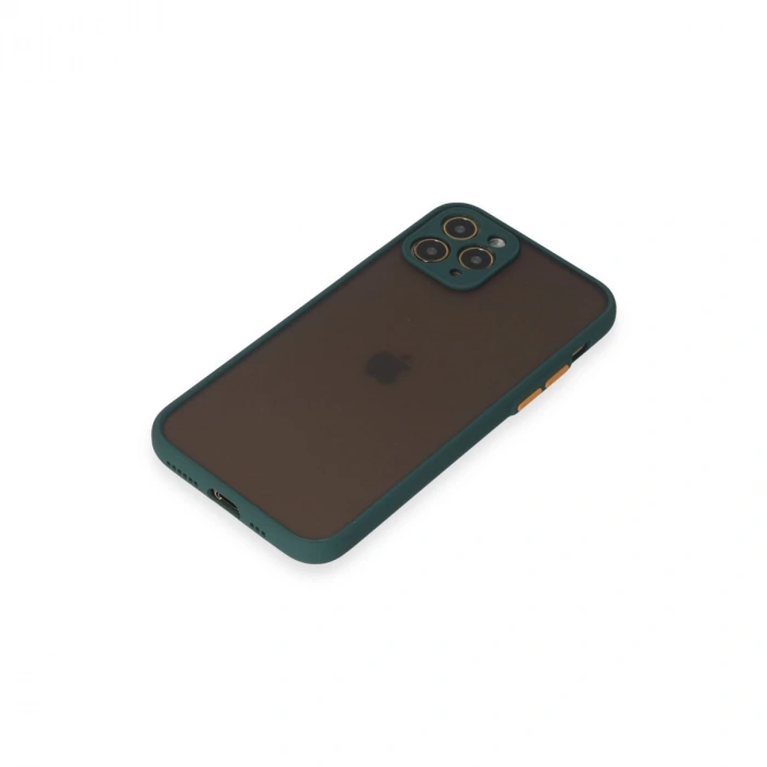 İphone 11 Pro Kılıf Montreal Silikon Kapak - Yeşil