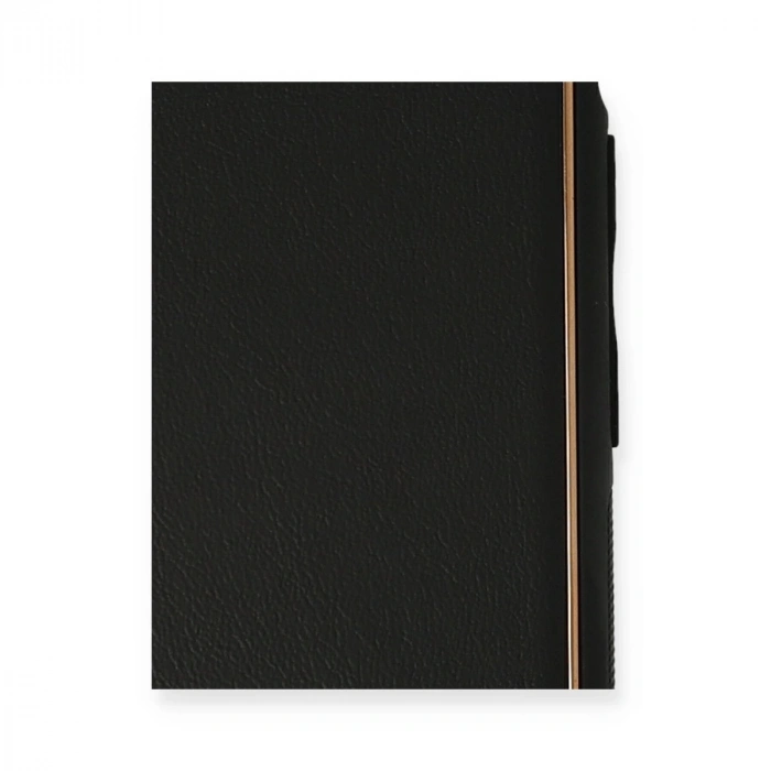 İphone 11 Pro Max Kılıf Coco Deri Silikon Kapak - Siyah